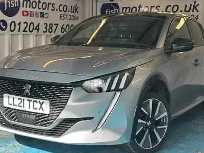 Used Peugeot e-208 GT 100 kW (136 HP) 2021 Grey Hatchback