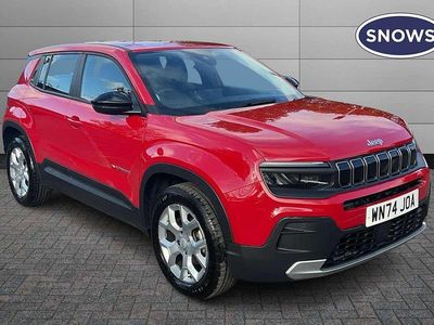 Red Used 2024 Jeep Avenger Altitude SUV | £15,522 (Fair price)