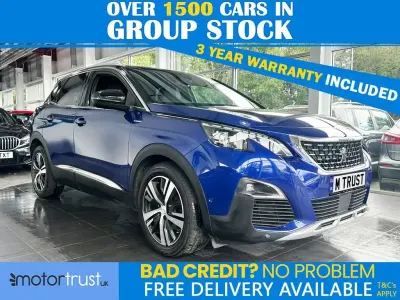 Used Peugeot 3008 GT-line 130 HP (95 kW) 2020 Blue SUV