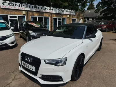 Used Audi A5 Cabriolet S-Line 2015 White Cabriolet