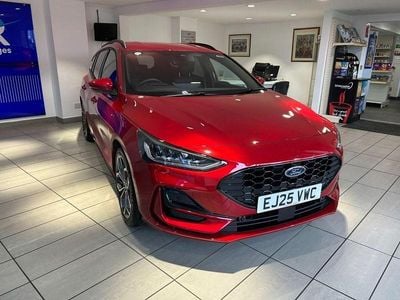 Red New 2025 Ford Focus ST-Line X Estate | £23,799 (Fair price)
