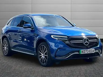 Used Mercedes EQC400 AMG line 300 kW (408 HP) 2023 Blue SUV