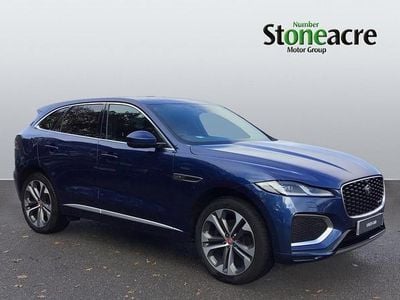 Blue Used 2021 Jaguar F-Pace R-Dynamic SUV | £29,750 (Fair price)