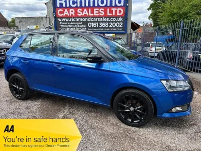 Used Skoda Fabia Colour Edition 75 HP (55 kW) 2019 Blue Hatchback