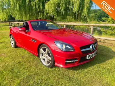 Used Mercedes SLK250 AMG 204 HP (150 kW) 2012 Red Cabriolet