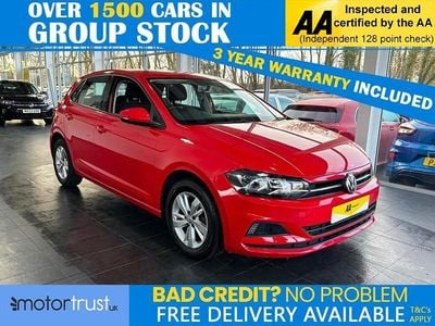 Used VW Polo SE 65 HP (47 kW) 2019 Red Hatchback
