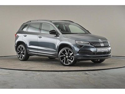 Used Skoda Karoq SportLine 110 HP (80 kW) 2021 Quartz grey metallic SUV