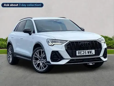 Used Audi Q3 Black Edition 150 HP (110 kW) 2025 White SUV
