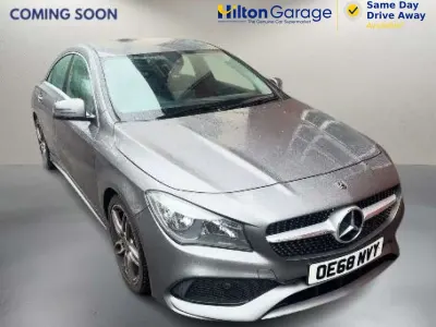 Begagnad Mercedes CLA200 AMG line 156 HK (114 kW) 2018 Grå Sedan