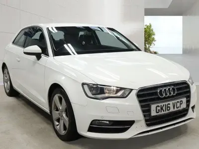 Used Audi A3 Sport 150 HP (110 kW) 2016 White Hatchback