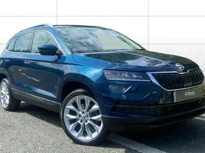 Used Skoda Karoq SE L 150 HP (110 kW) 2021 Blue SUV