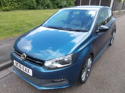 Usado VW Polo BlueGT 2016 Azul Utilitario