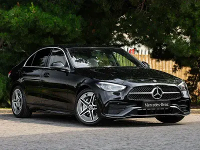 New Mercedes C200 AMG line 204 HP (150 kW) 2025 Black Sedan