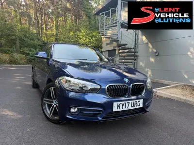 Used BMW 118 Sport Line 136 HP (100 kW) 2017 Blue Hatchback