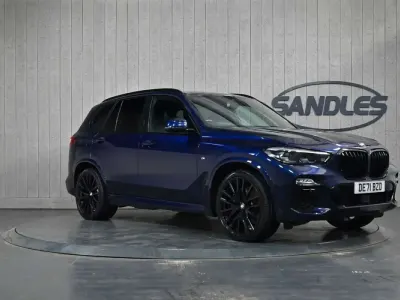 Used BMW X5 M Sport 394 HP (289 kW) 2021 Blue SUV