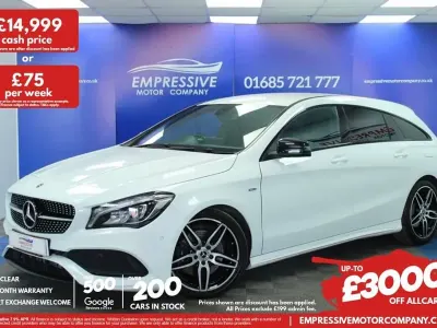 Usado Mercedes CLA220 Shooting Brake AMG line 177 HP (130 kW) 2019 Branco Carrinha
