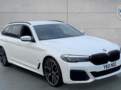 Used BMW 520 M Sport 192 HP (141 kW) 2021 White Estate