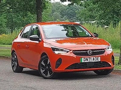 Used Vauxhall Corsa-e 100 kW (136 HP) 2021 Orange Hatchback