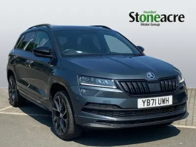 Used Skoda Karoq SportLine 150 HP (110 kW) 2022 Grey SUV