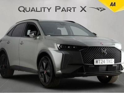 Used DS Automobiles DS7 Crossback Performance Line Plus 130 HP (95 kW) 2024 Grey SUV