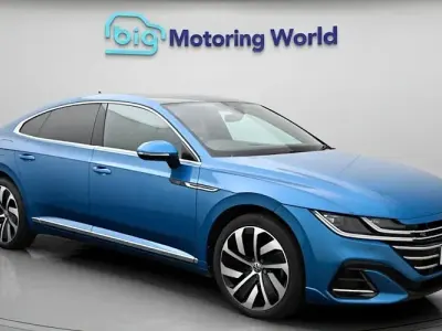 Used VW Arteon R-line 218 HP (160 kW) 2023 Blue Hatchback