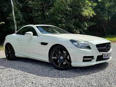 Used Mercedes SLK250 AMG 204 HP (150 kW) 2013 White Cabriolet