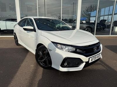 Used Honda Civic SR 126 HP (92 kW) 2019 White Hatchback