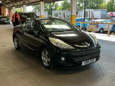Used Peugeot 207 Sport 120 HP (88 kW) 2011 Black Cabriolet