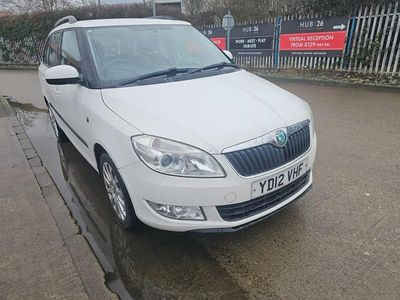 Used Skoda Fabia Elegance 2012 White Estate