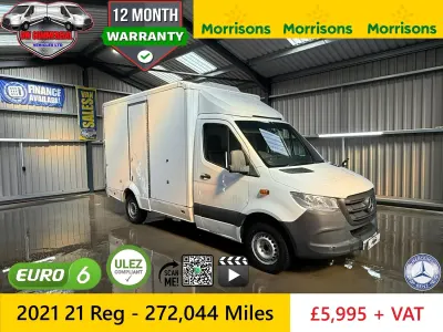 Used Mercedes Sprinter 140 HP (102 kW) 2021 White Van