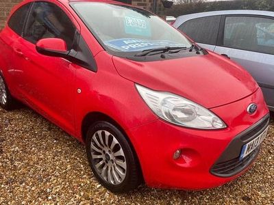Used Ford Ka Zetec 69 HP (50 kW) 2013 Red Hatchback
