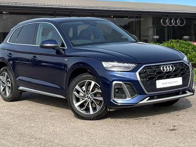 Used Audi Q5 S-Line 265 HP (194 kW) 2022 Blue SUV