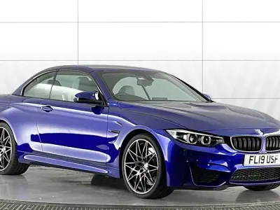 Used BMW M4 Cabriolet 450 HP (330 kW) 2019 Blue Cabriolet
