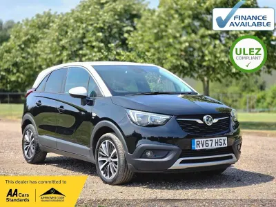 Used Vauxhall Crossland X Elite 110 HP (80 kW) 2017 Black SUV