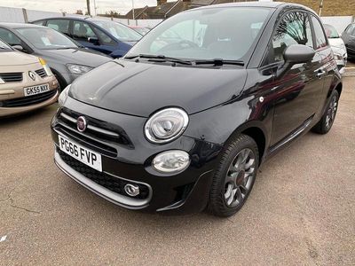 Used Fiat 500 S 69 HP (50 kW) 2016 Black Hatchback