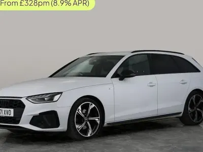 Used Audi A4 Black Edition 163 HP (119 kW) 2021 White Estate