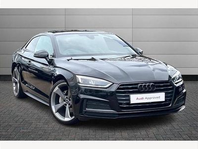 Used Audi A5 Black Edition 190 HP (139 kW) 2021 Black Coupe