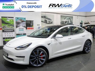 used Tesla Model 3 PERFORMANCE AWD 4d 483 BHP