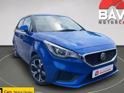 Usado MG MG3 Excite 106 HP (77 kW) 2021 Azul Citadino