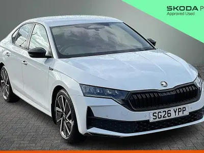 Used Skoda Octavia SportLine 110 HP (80 kW) 2026 Moon white metallic Hatchback