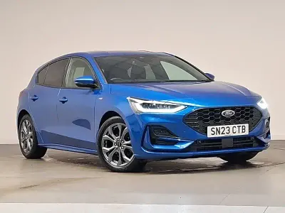 Used Ford Focus ST-Line 155 HP (114 kW) 2023 Blue Hatchback