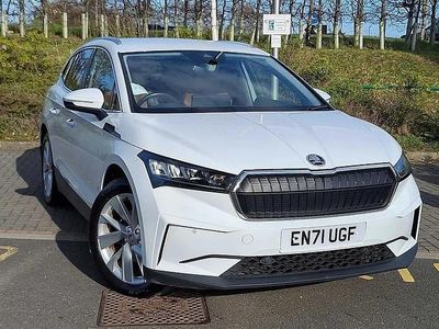 Used Skoda Enyaq iV ecoSuite 131 kW (179 HP) 2021 White SUV