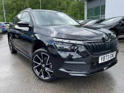 Used Skoda Kamiq Monte Carlo 115 HP (84 kW) 2023 Black magic pearl effect SUV