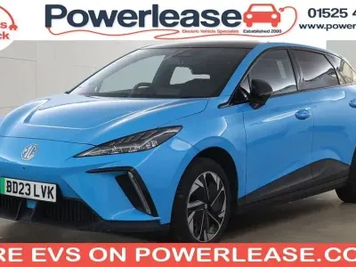 Used MG MG4 EV Trophy 63 kW (87 HP) 2023 Blue Hatchback