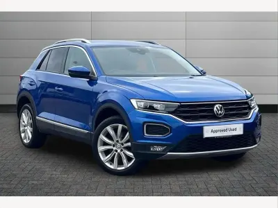 Used VW T-Roc SEL 150 HP (110 kW) 2018 Ravenna blue SUV
