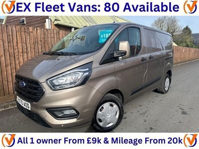 used Ford 300 Transit Custom 2.0TREND P/V ECOBLUE 129 BHP ** ONLY 55,820 MILES SILVER **