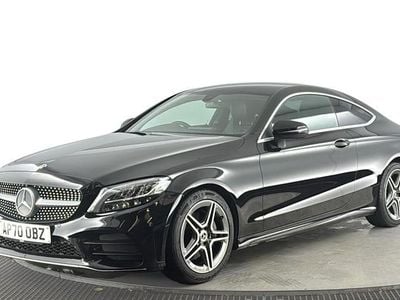 Used Mercedes C200 AMG line 198 HP (145 kW) 2020 Black Coupe