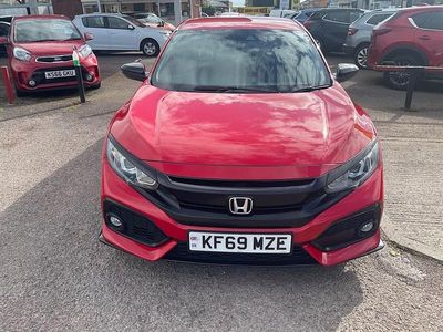 Begagnad Honda Civic Sport 126 HK (92 kW) 2019 Röd Halvkombi