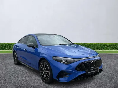 Used Mercedes CLA 250+ AMG line 200 kW (272 HP) 2025 Blue Sedan