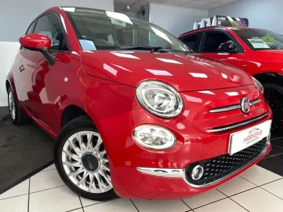 Used Fiat 500 Lounge 69 HP (50 kW) 2017 Red Hatchback